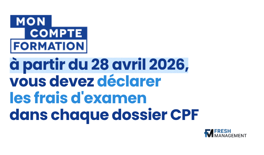 frais d'examen EDOF logiciel organisme formation