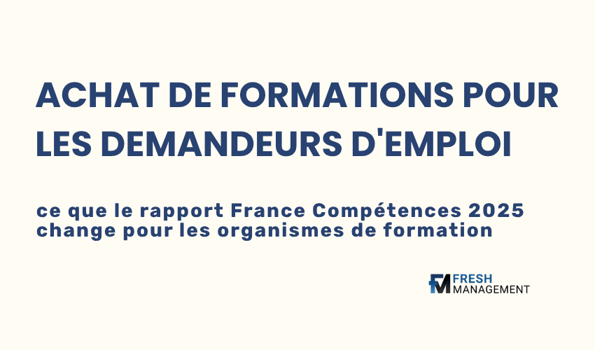 Achat de formations pour les demandeurs d'emploi
